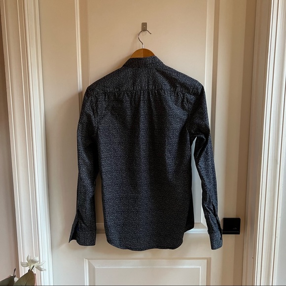 Zara Man Slim Fit Floral Button Down Shirt - Picture 6 of 6